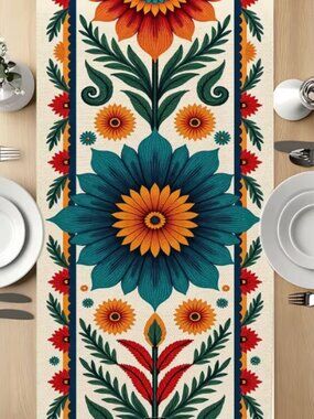 Last One! NEW Sunflower Garden Table Runner 13 x 36